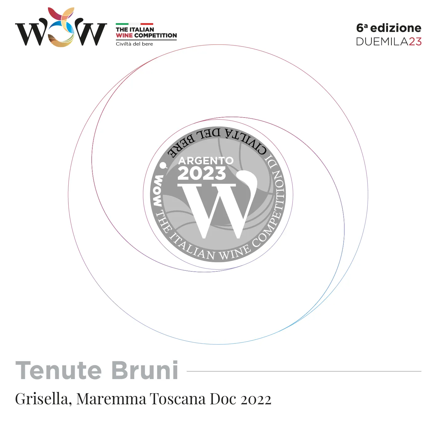 Wow! The Italian Wine Competition 2023 premiato il Grisella, Maremma Toscana Doc