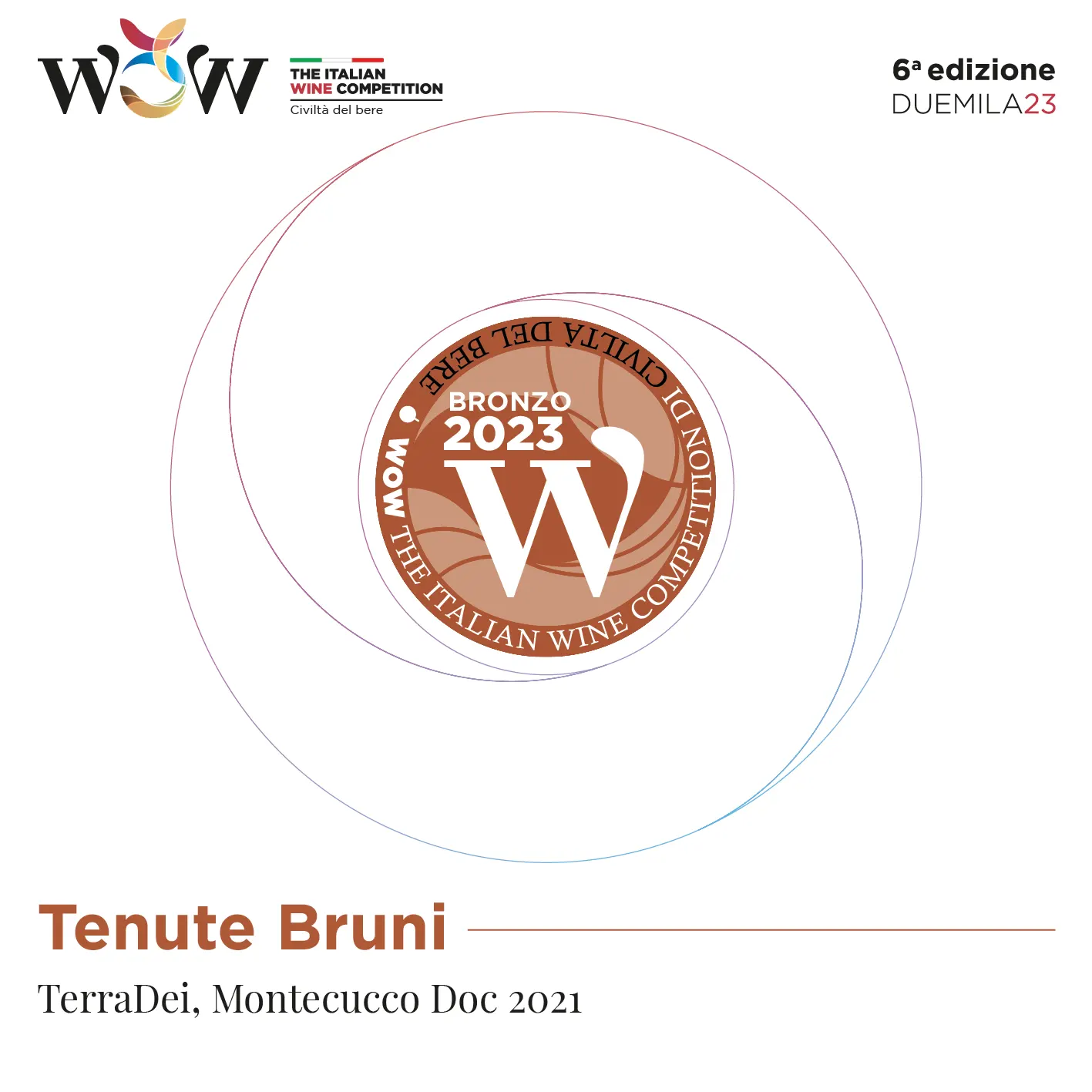 Wow! The Italian Wine Competition 2023 premiato il Terradei, Montecucco Doc